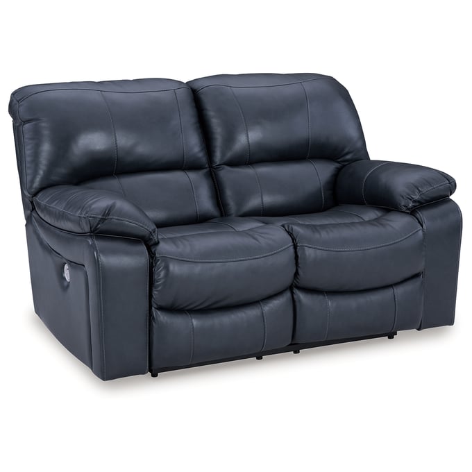 Ashley Furniture Leesworth Ocean Reclining Power Loveseat U4380974