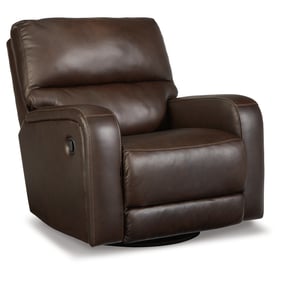 Ashley Furniture Emberla Coffee Swivel Glider Recliner