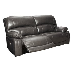 Ashley Furniture Hallstrung Gray 2 Seat Reclining Power Sofa