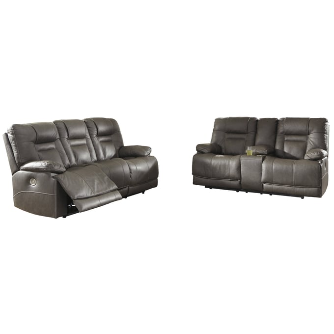 Ashley Furniture Wurstrow Smoke 2pc Living Room Set U54602-LR-S2