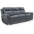 PWR Reclining Sofa w/Adj Headrest