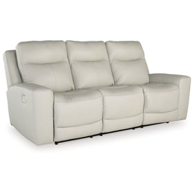 Ashley Furniture Mindanao Coconut Power Reclining Sofa With Adjustable Head...