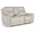 PWR Reclining Loveseat w/Adj Headrest & Console