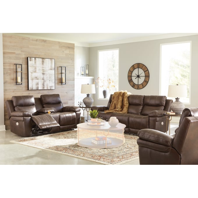 Ashley Furniture Edmar Chocolate 3pc Living Room Set U64805-LR-S2