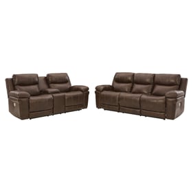 Ashley Furniture Edmar Chocolate 2pc Living Room Set