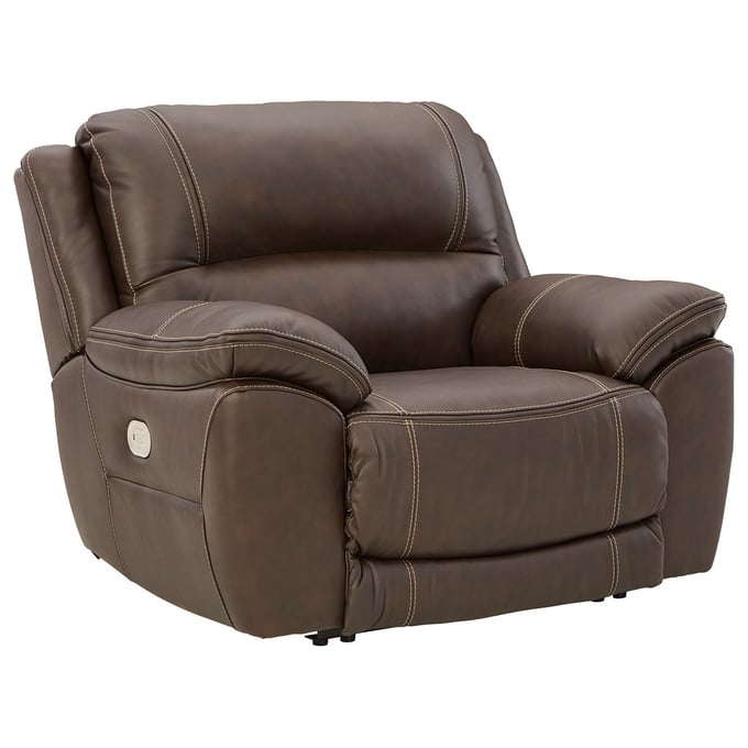 Ashley Furniture Dunleith Chocolate Zero Wall Recliner With Power Headrest U7160482