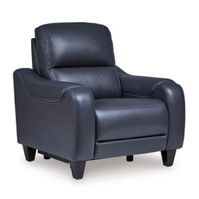 Ashley Furniture Mercomatic Ocean Power Recliner With Adjustable Headrest