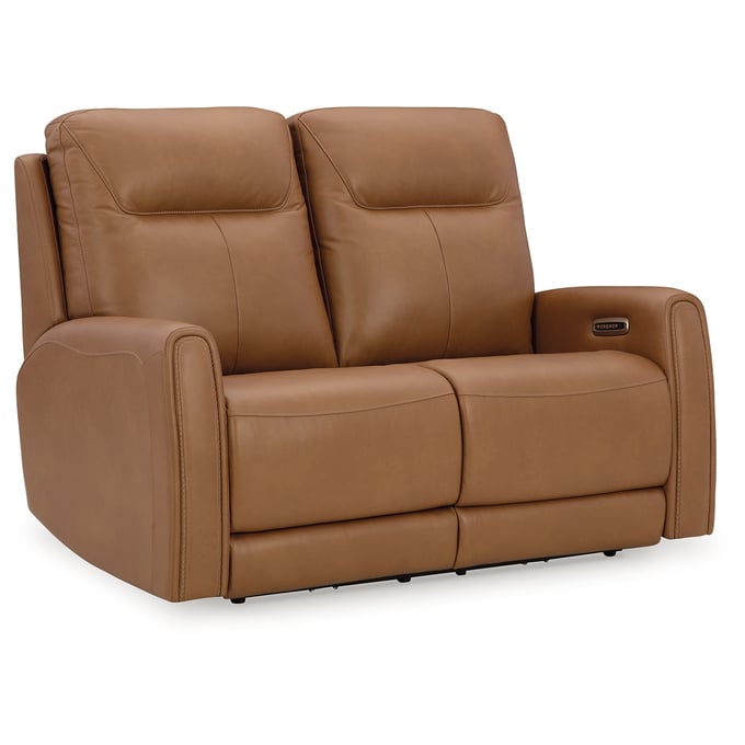 Ashley Furniture Tryanny Butterscotch Power Reclining Loveseat With Adjustable Headrest U9370414