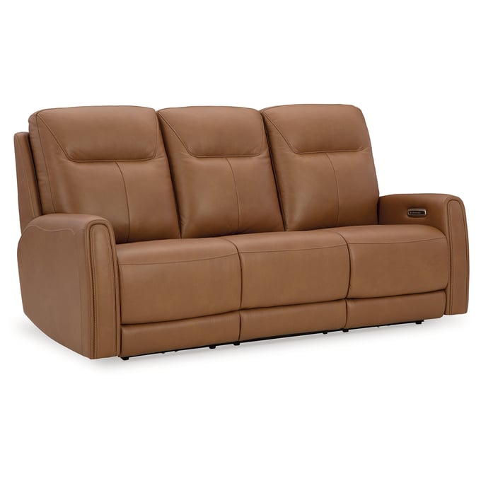 Ashley Furniture Tryanny Butterscotch Power Reclining Sofa With Adjustable Headrest U9370415