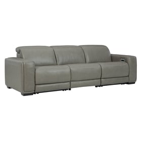 Ashley Furniture Correze Gray Power Recliner Sofa