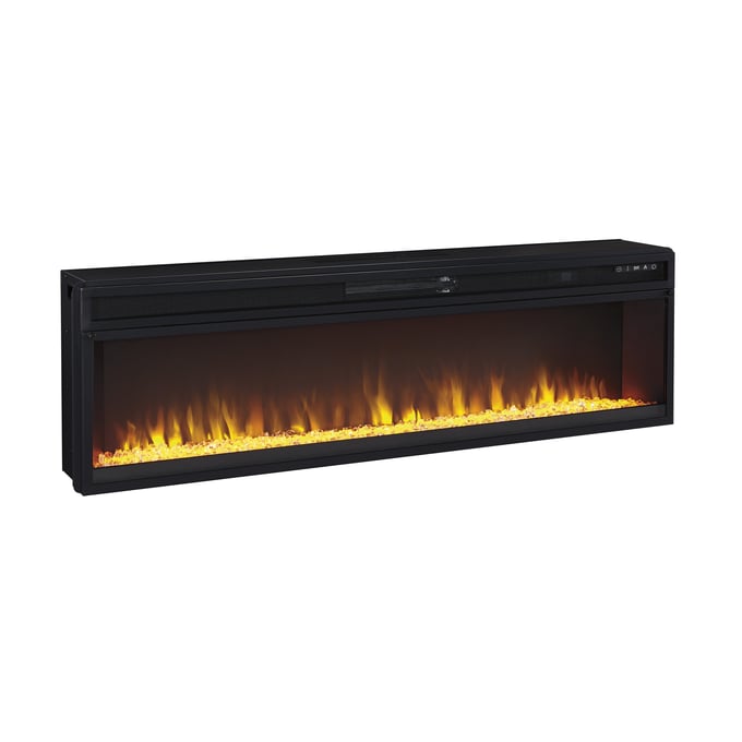 Ashley Furniture Entertainment Accessories Black Wide Fireplace Insert W100-22