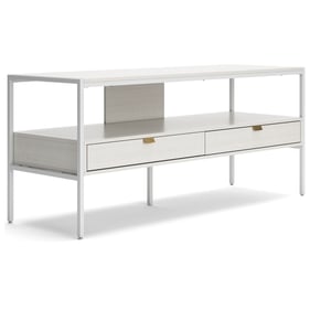 Ashley Furniture Deznee White Large TV Stand