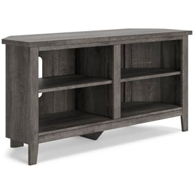 Ashley Furniture Arlenbry Gray Small Corner TV Stand