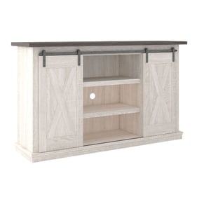 Ashley Furniture Dorrinson Gray Antique White Medium TV Stand