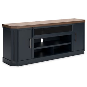 Ashley Furniture Landocken Brown Blue XL TV Stand