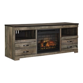 Ashley Furniture Trinell TV Stand With Fireplace Insert Infrared