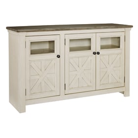 Ashley Furniture Bolanburg Antiqued White Large TV Stand