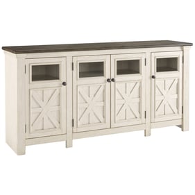 Ashley Furniture Bolanburg Antiqued White Extra Large TV Stand