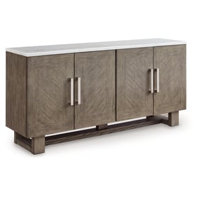 Ashley Furniture Loyaska Grayish Brown White Extra Large TV Stand