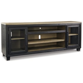 Ashley Furniture Foyland Black Brown XL TV Stand