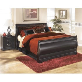 Ashley Furniture Huey Vineyard Black 4pc Bedroom Set With Queen Bed