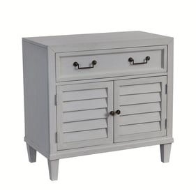 American Woodcrafters Dunescape Painted White 2 Door Nightstand