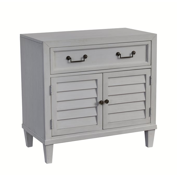 American Woodcrafters Dunescape Painted White 2 Door Nightstand AWC-1210-412