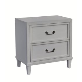 American Woodcrafters Dunescape Painted White 2 Drawer Nightstand