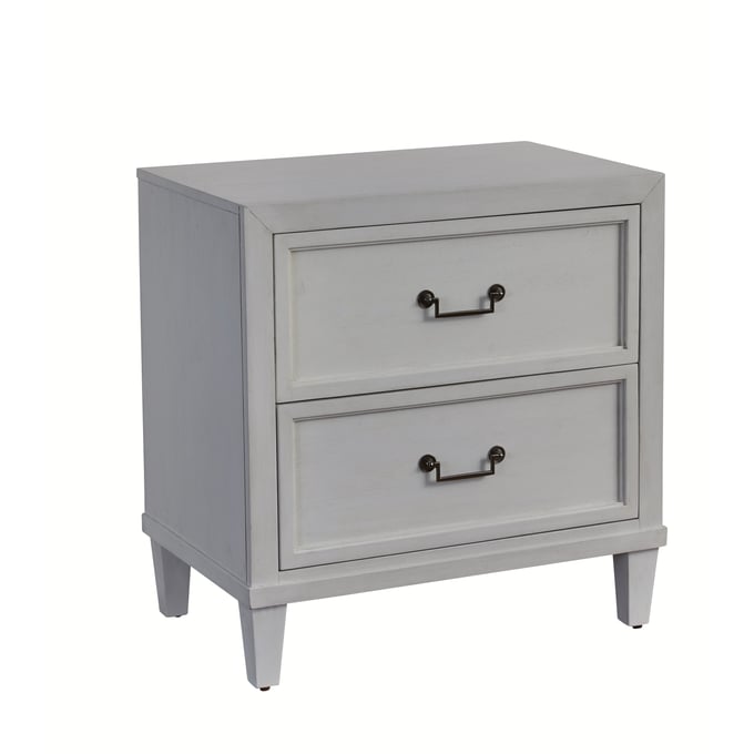 American Woodcrafters Dunescape Painted White 2 Drawer Nightstand AWC-1210-420