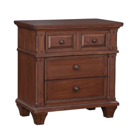 American Woodcrafters Sedona Cinnamon Cherry 3 Drawers Nightstand