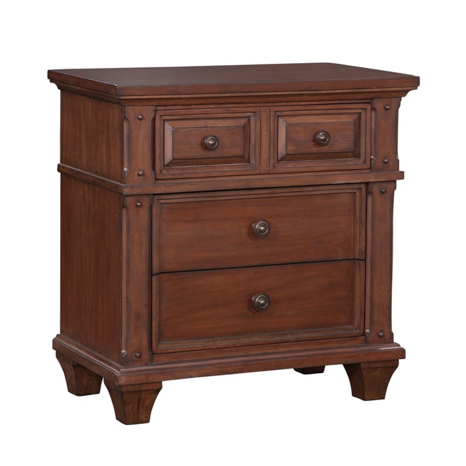 American Woodcrafters Sedona Cinnamon Cherry 3 Drawers Nightstand AWC-2400-430