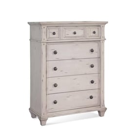 American Woodcrafters Sedona Cobblestone White Chest