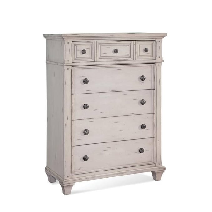 American Woodcrafters Sedona Cobblestone White Chest AWC-2410-150