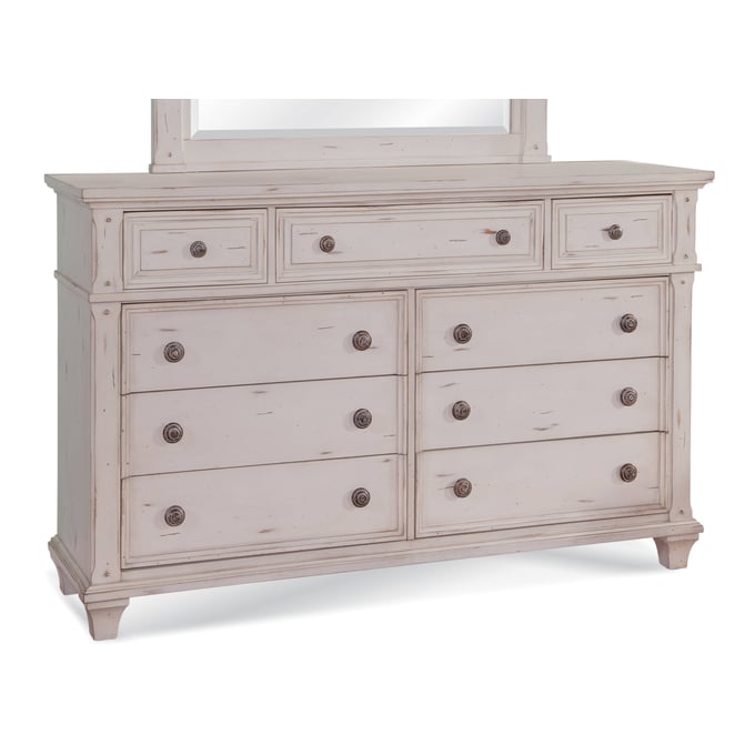 American Woodcrafters Sedona Cobblestone White Dresser AWC-2410-270