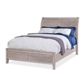 Queen Complete Sleigh Bed w/ Panel Footboard