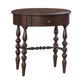 American Woodcrafters Rodanthe Cherry Brunette Accent Table