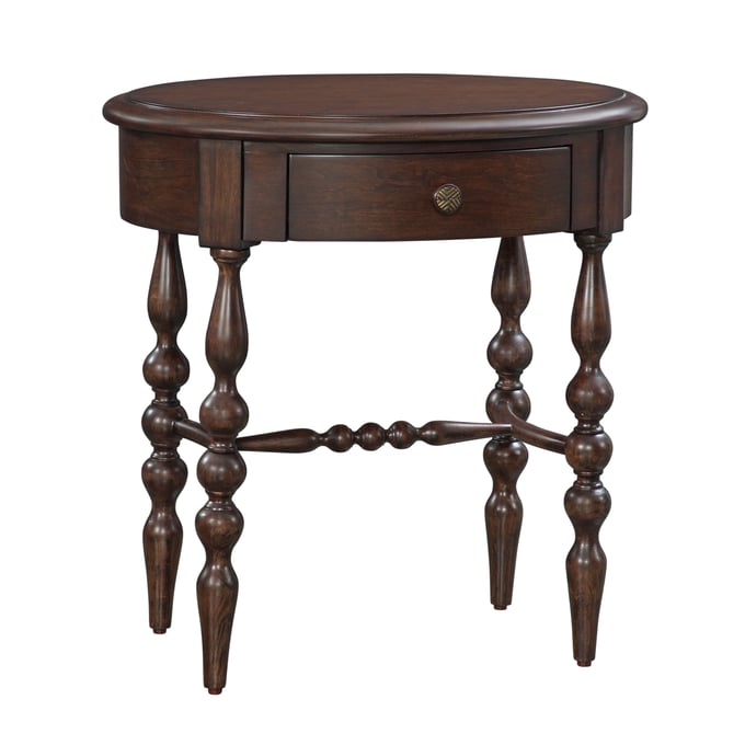 American Woodcrafters Rodanthe Cherry Brunette Accent Table AWC-3900-410