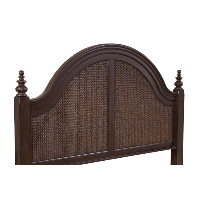 American Woodcrafters Rodanthe Cherry Brunette Woven King Footboard AWC-3900-994