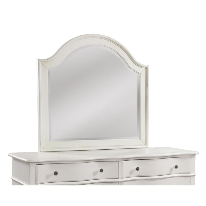 American Woodcrafters Rodanthe Dove White Landscape Mirror AWC-3910-040