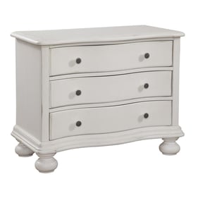 American Woodcrafters Rodanthe Dove White Bachelor Chest