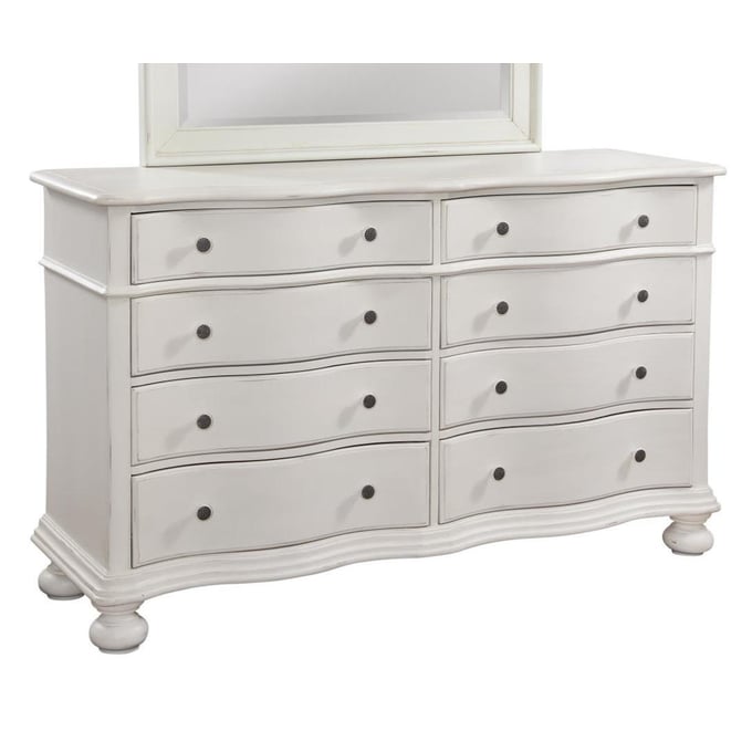 American Woodcrafters Rodanthe Dove White Dresser AWC-3910-280