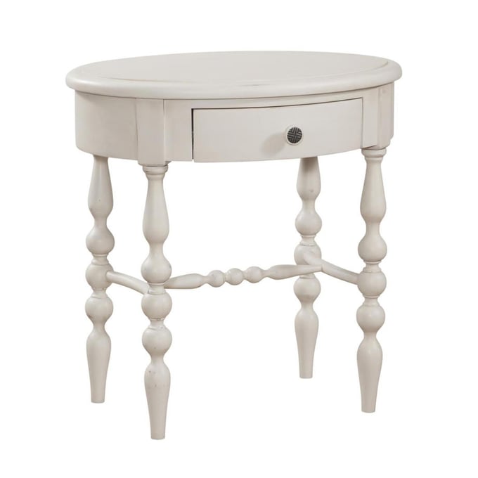 American Woodcrafters Rodanthe Dove White Accent Table AWC-3910-410