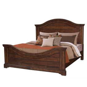 American Woodcrafters Stonebrook Tobacco King Panel Bed