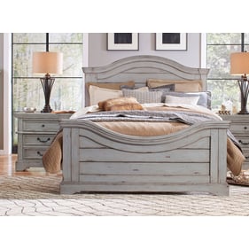 American Woodcrafters Stonebrook Light Distressed Antique Gray 4pc Bedroom ...