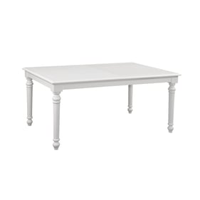 American Woodcrafters Cottage Traditions White Rectangle Dining Table