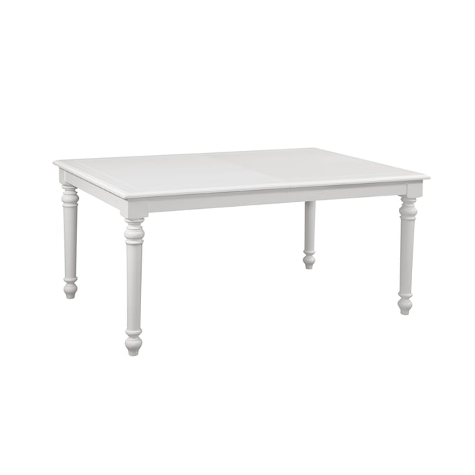 American Woodcrafters Cottage Traditions White Rectangle Dining Table AWC-D-6510-550