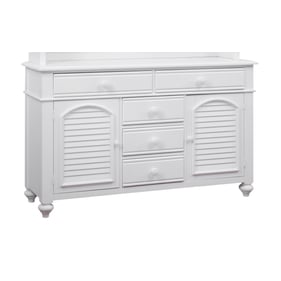 American Woodcrafters Cottage Traditions White Server