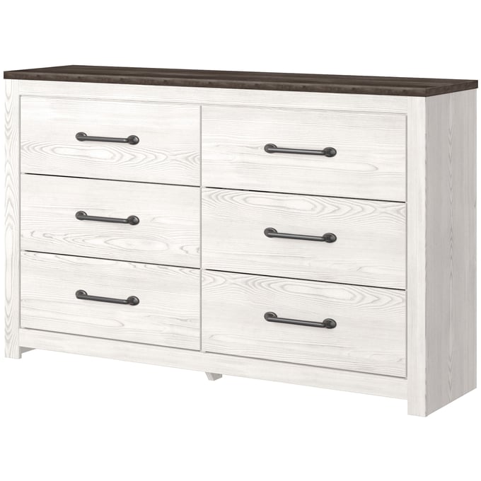 Ashley Furniture Gerridan White Gray Dresser B1190-31