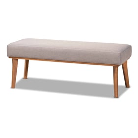 Baxton Studio Odessa Grey Dining Bench