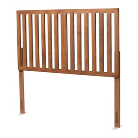 Baxton Studio Oren Ash Walnut Wood Queen Headboard